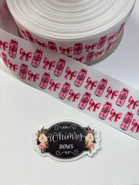 2 INCH DR PEPPER RIBBON