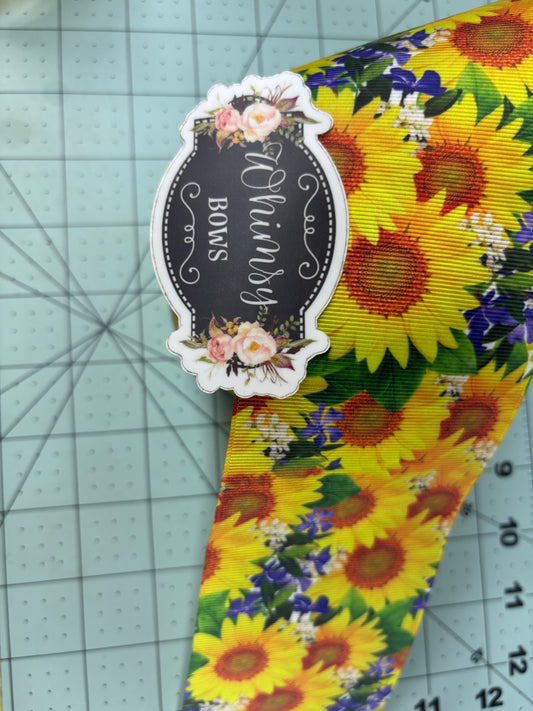 3 INCH POM FLOWER RIBBON SALE PRICE .75 YD