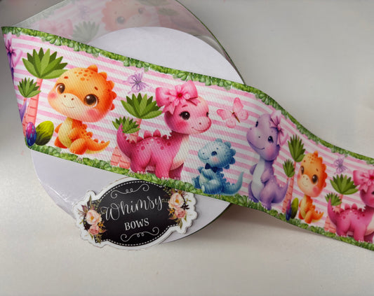 DINOSAURS 3 INCH  RIBBON