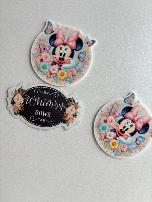 MINNIE MOUSE FLORAL LARGE RESIN -