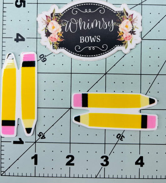 Large Resin DOUBLE pencils. sale price .50 each