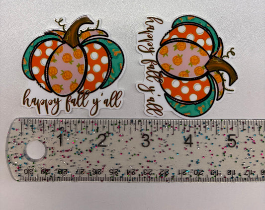 Fall y'all Large Resin