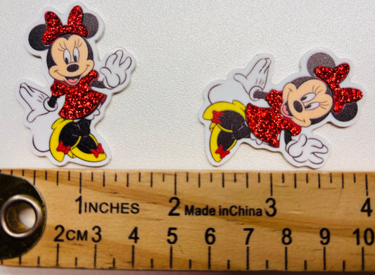 MINNIE glitter resin