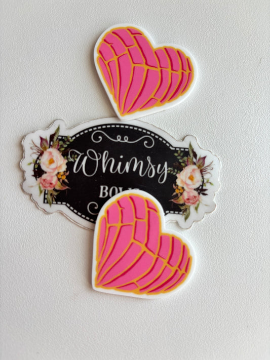CONCHA HEART  RESIN  SMALL