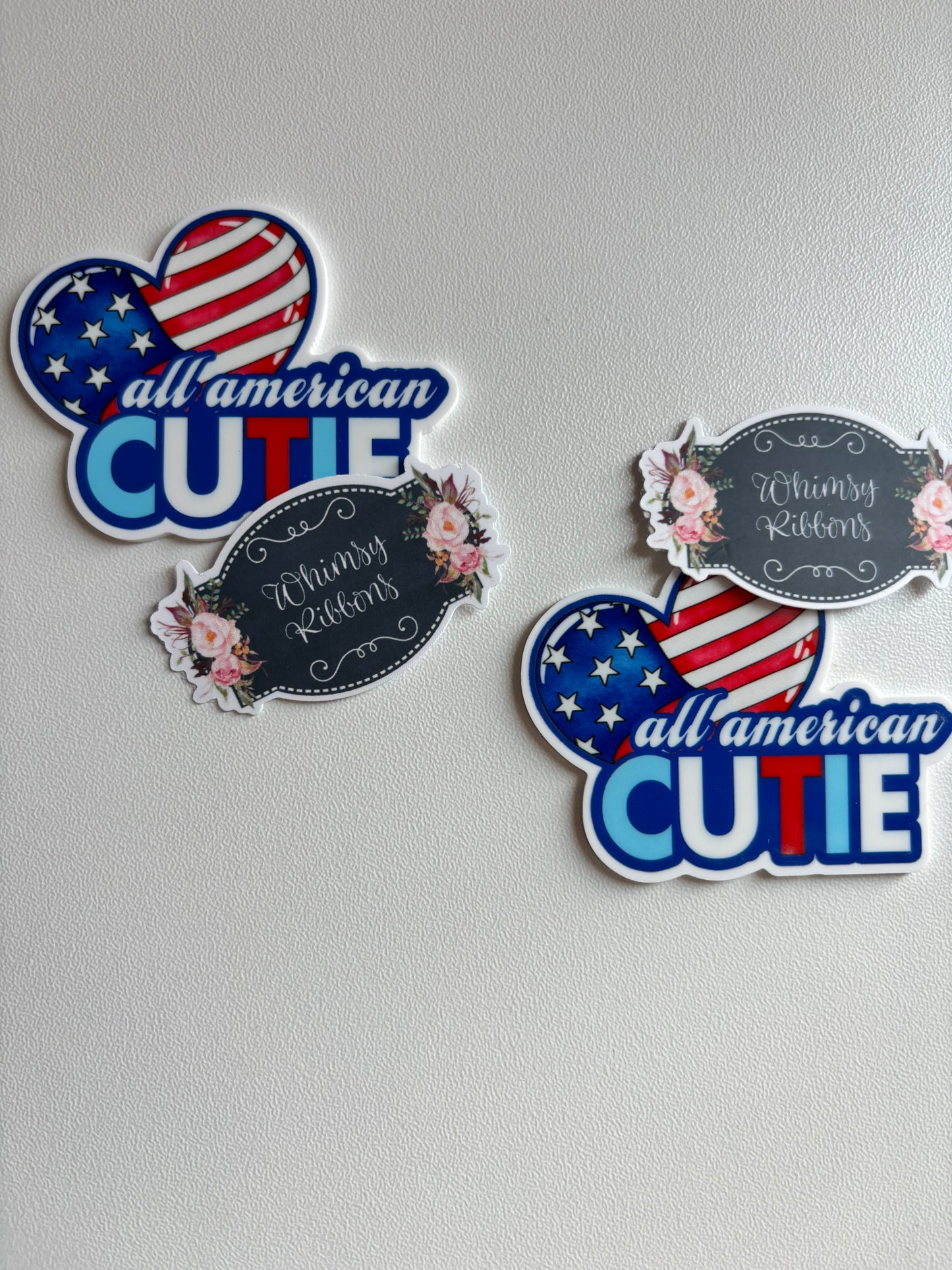 ALL AMERICAN CUTIE - Fourth of July LARGE RESIN -