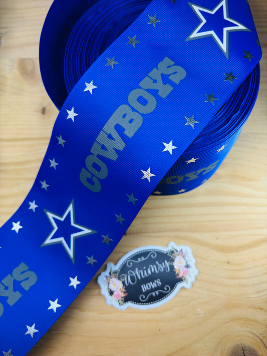3inch DALLAS  FOIL   PRINTED GROSGRAIN RIBBON