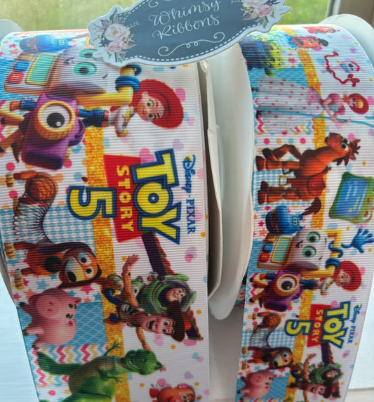 2 INCH -STORY 5 Movie   RIBBON   - 1 yard