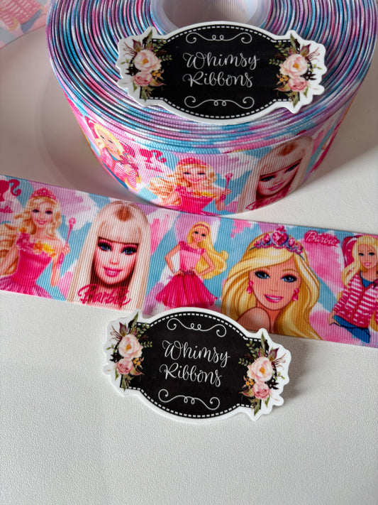 2 INCH - BARBIE PRINT   - 1 yard