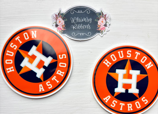 HOUSTON ASTROS BASEBALL   LARGE RESIN