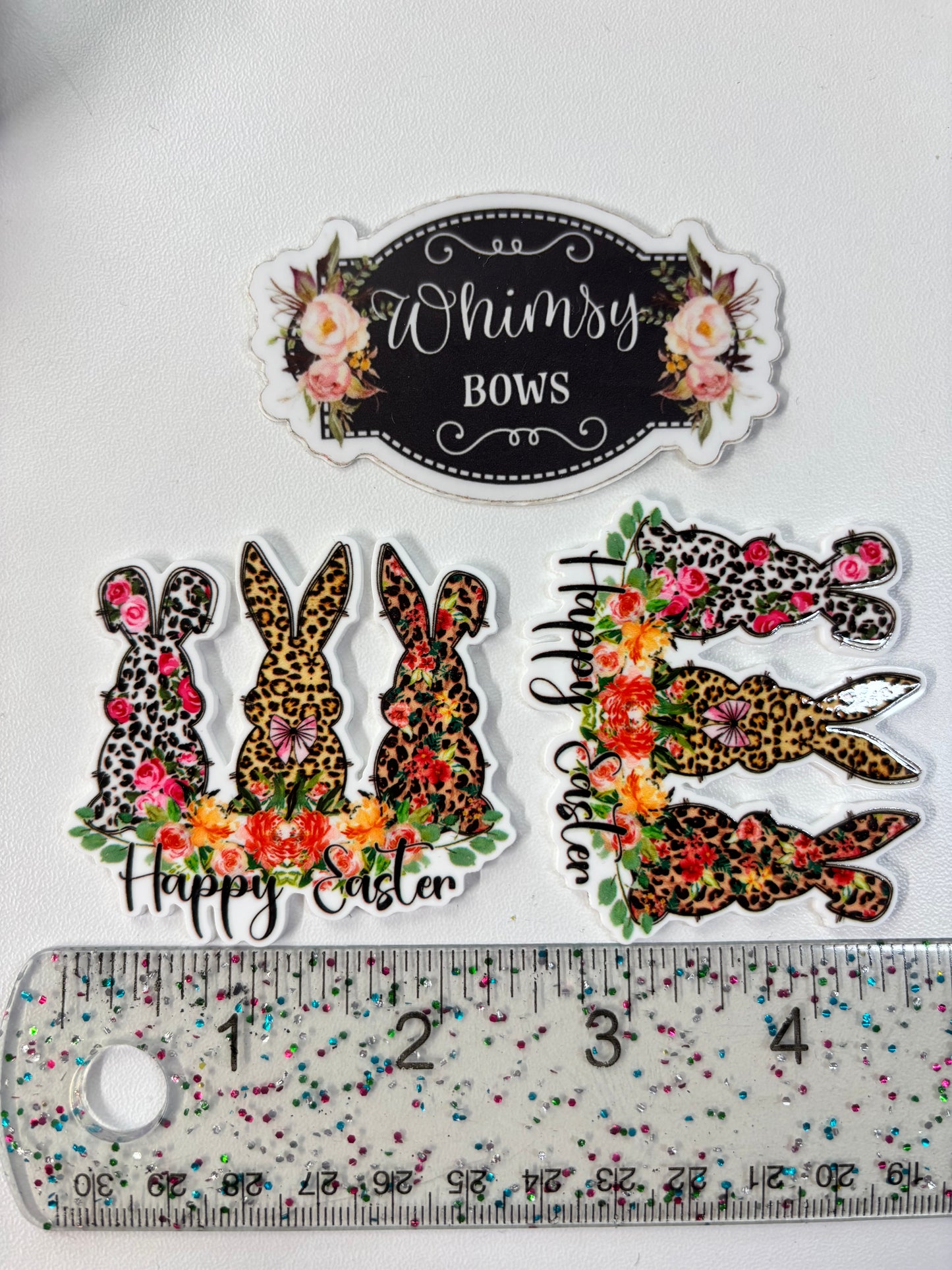 HAPPY EASTER BUNNY  LARGE RESIN