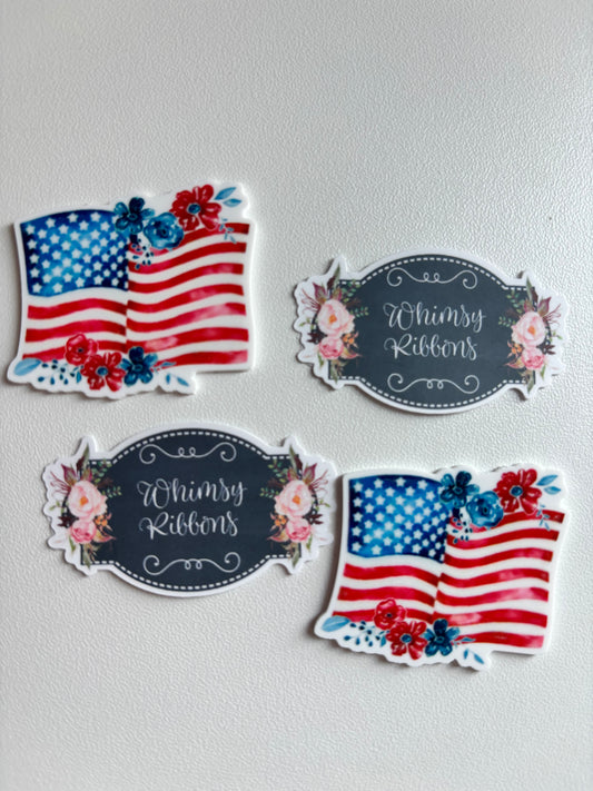 AMERICAN FLAG  SMALL RESIN