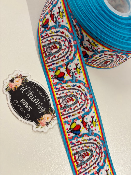 Dr SEUSS CAT HAT RIBBON    2 inch Ribbon