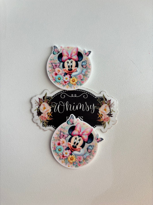 MINNIE MOUSE FLORAL SMALL RESIN
