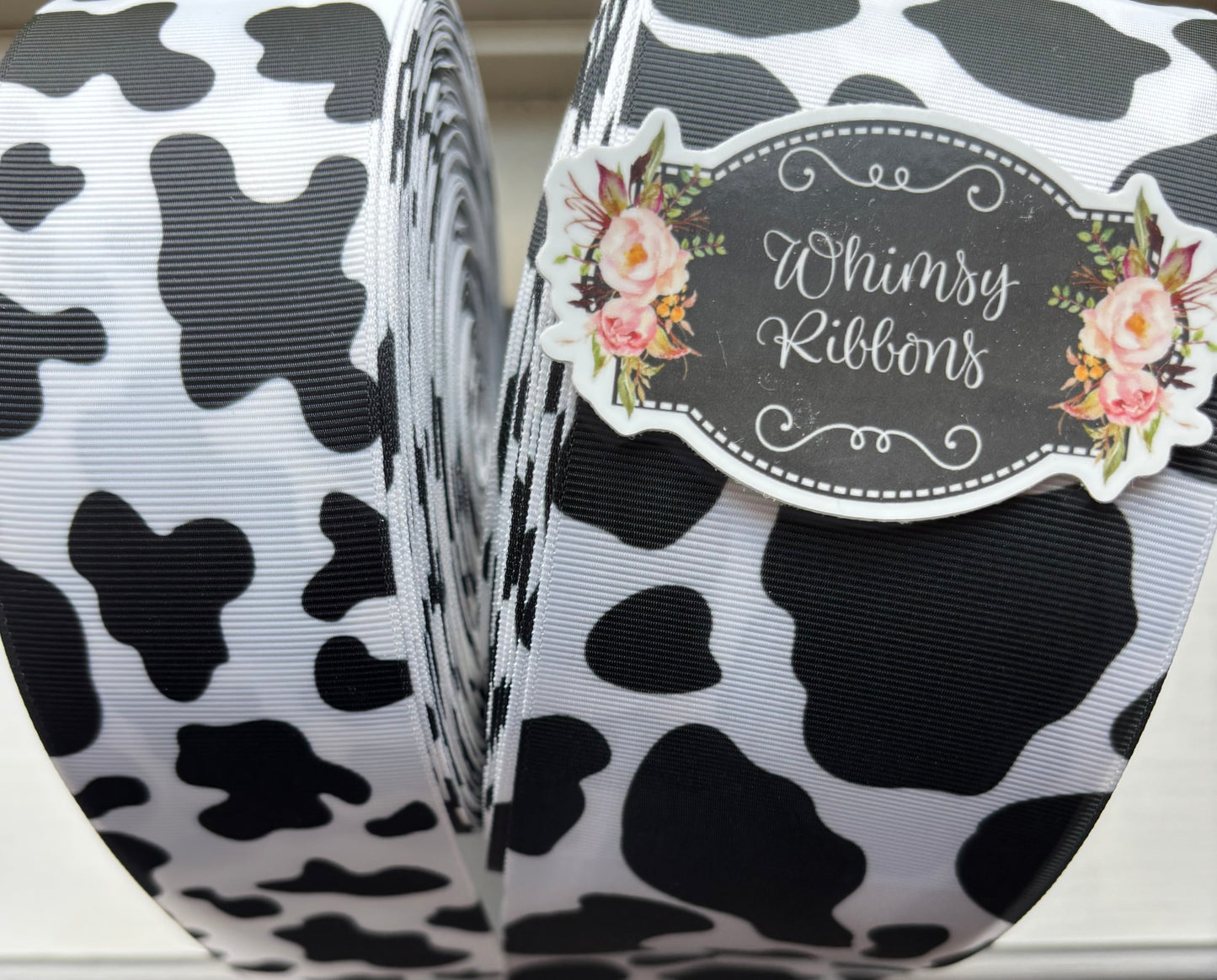 COW print 2 inch Ribbon