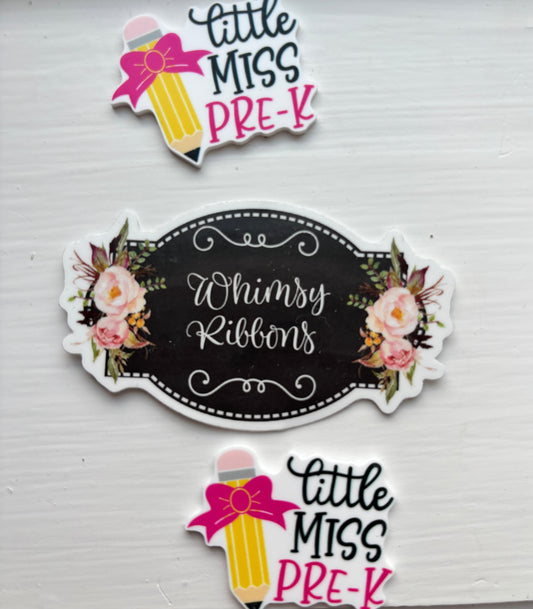 SMALL LITTLE MISS PRE K RESIN