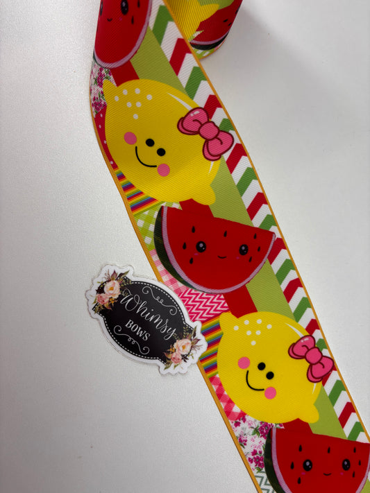 FRUITS 3 INCH  RIBBON SALE