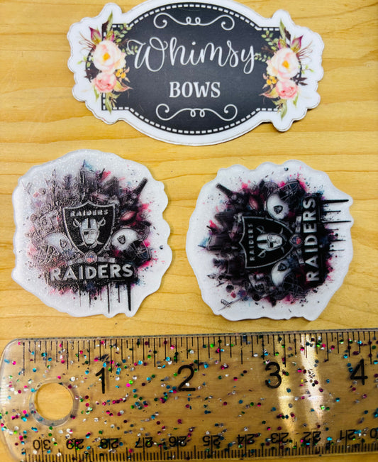 RAIDERS GLITTER    RESIN SMALL