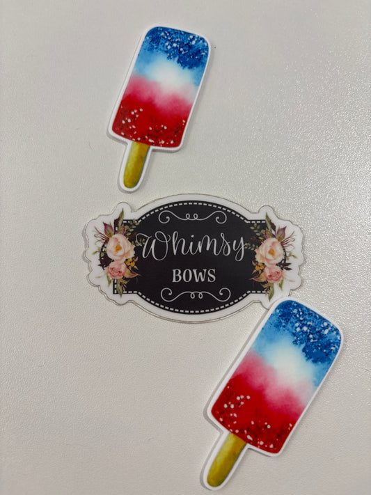 Fourth OF JULY ICE CREAM POP LARGE RESIN -