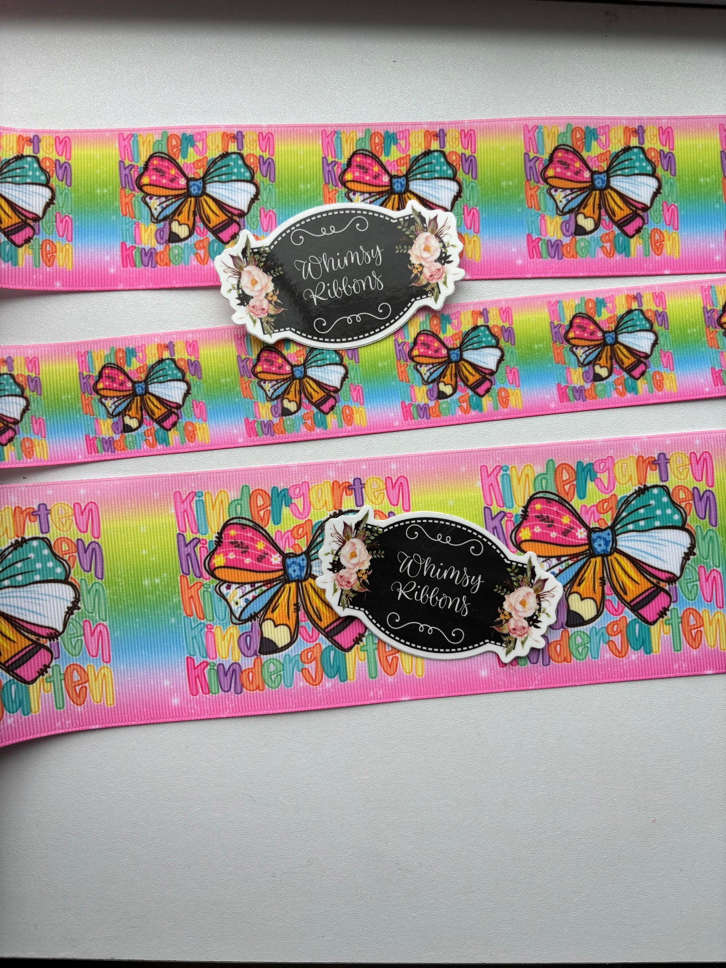 1.5  INCH KINDER SCHOOL RIBBON