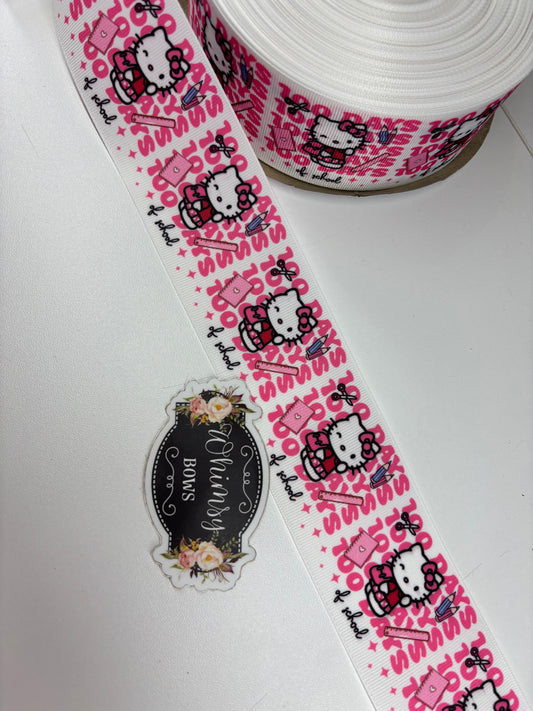100 DAYS HELLO KITTY 2 inch Ribbon