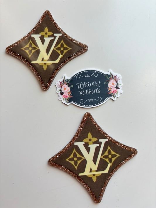 LV INSPIRED MEDIUM GLITTER RESIN