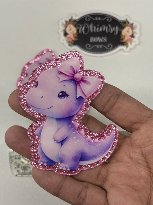 DINO GLITTER   Large Resin