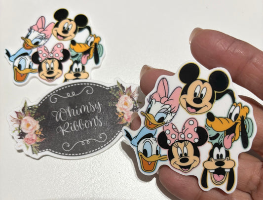 LARGE MICKEY AND FRIENDS RESIN