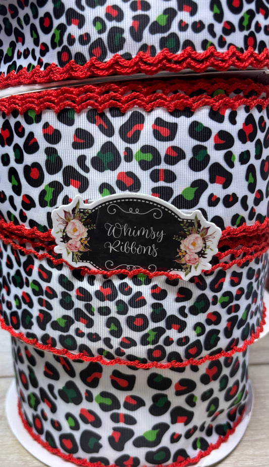3 INCH RED GREEN W RED STITCHING