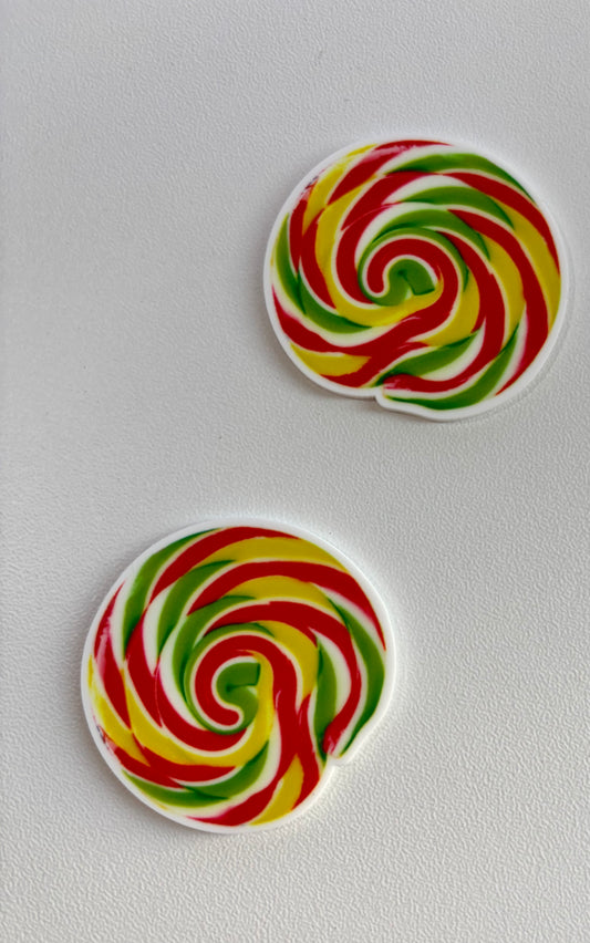 SWIRL LOLLIPOP TOPPER RESIN SMALL