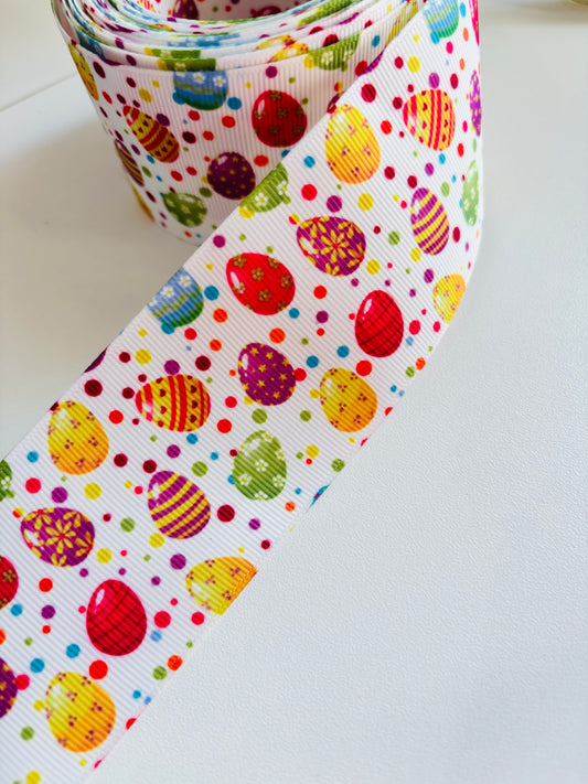 EASTER EGGS 2 inch Ribbon