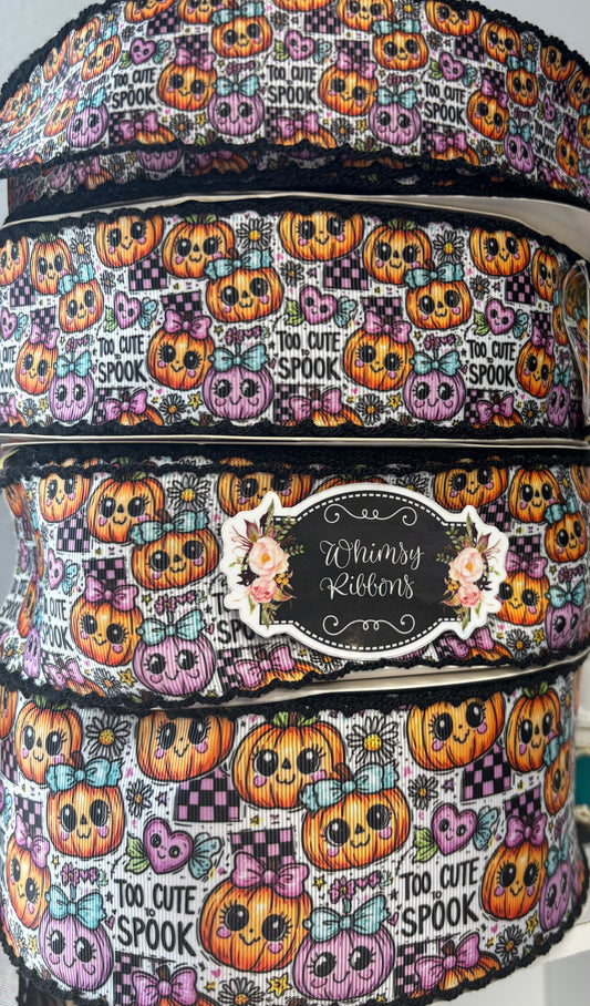 Too Cute To Spook PUMPKINS