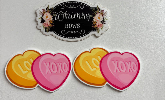 LOVE DOUBLE HEART LARGE RESIN -