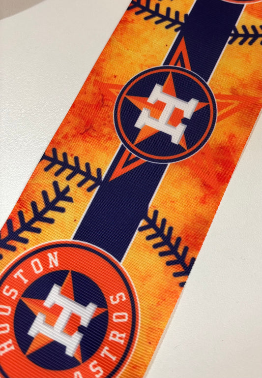 HOUSTON ASTROS BASEBALL  3 INCH RIBBON