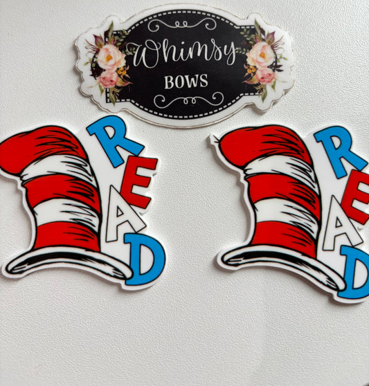 READ CAT HAT     DR SEUSS LARGE RESIN -