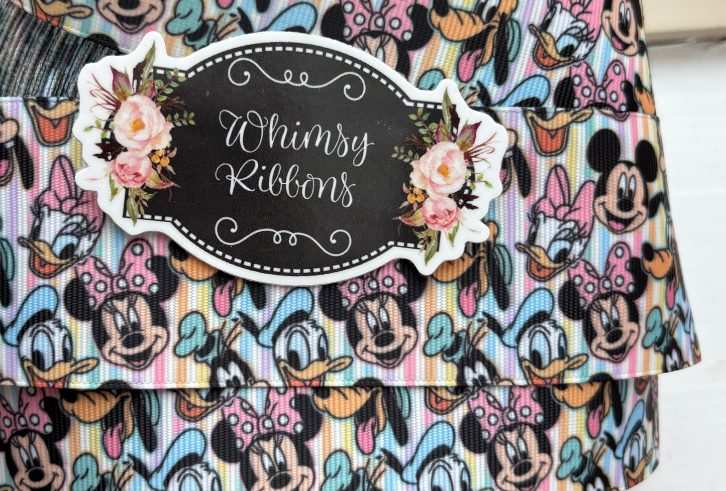 2 INCH - MICKEY & FRIENDS PRINT   - 1 yard
