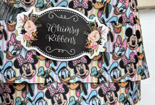 2 INCH - MICKEY & FRIENDS PRINT   - 1 yard