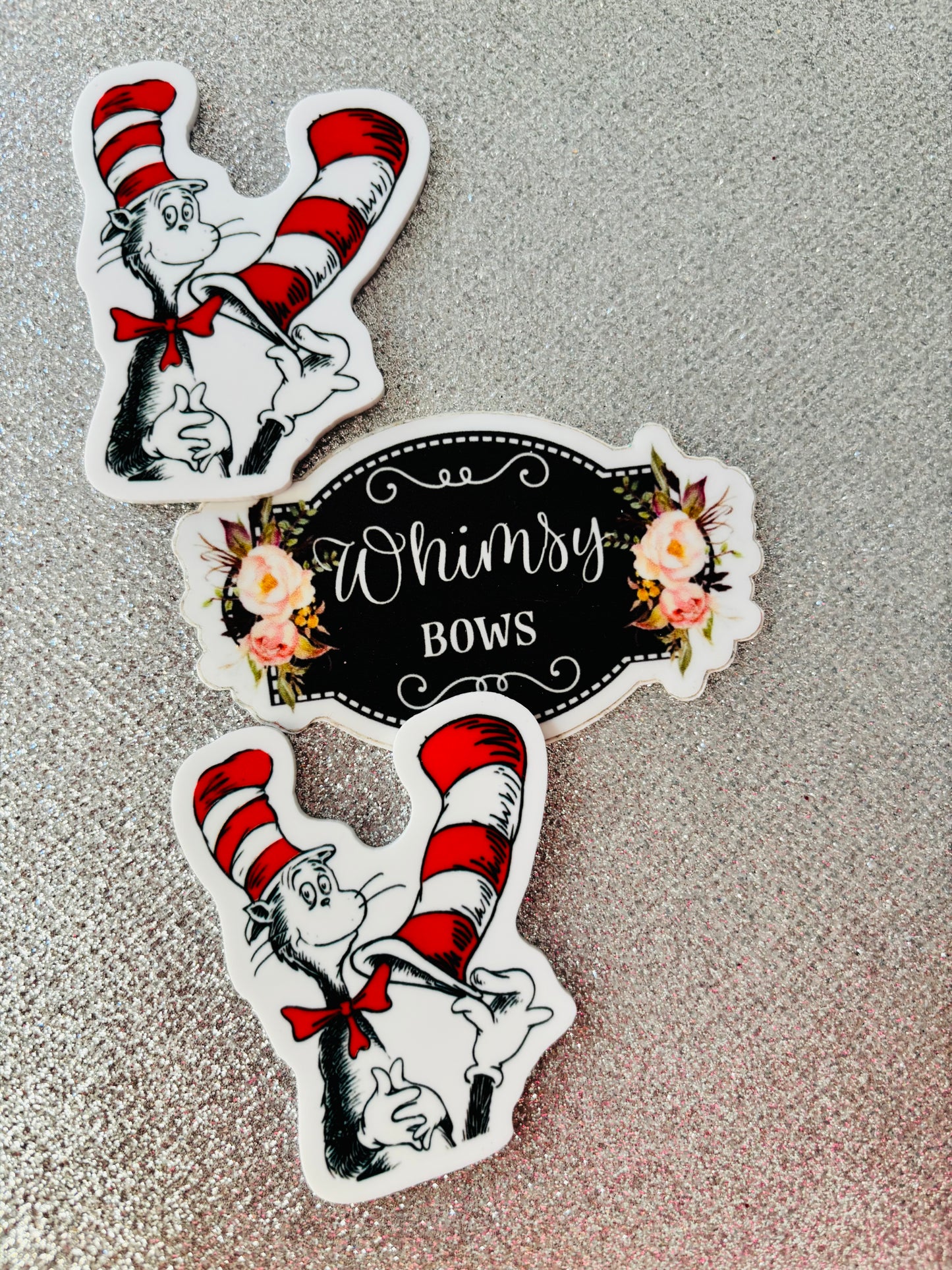 CAT WITH  HAT DR SEUSS LARGE RESIN