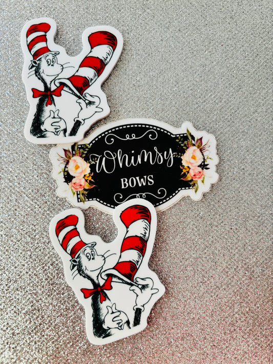 CAT WITH  HAT DR SEUSS LARGE RESIN