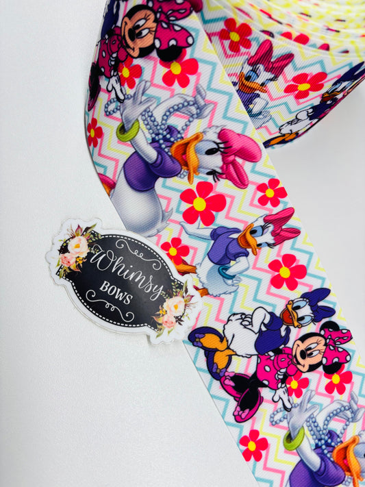 2 INCH MINNIE DAISY BEST FRIENDS  RIBBON