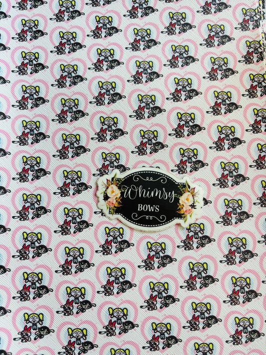 POWER PUFF GIRLS FAUX sheet 7.9 by 12.9 inches