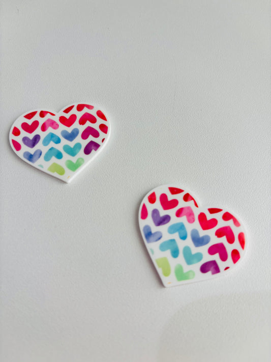 HEART OMBRÉ RESIN SMALL