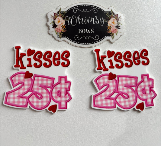 KISSES VALENTINES LARGE RESIN -