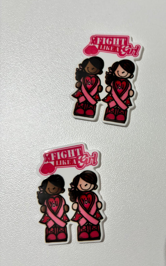 FIGHT LIKE A GRIL  RESIN SMALL