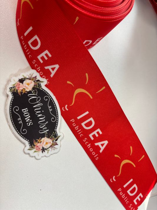 2 Inch IDEA RED ribbon