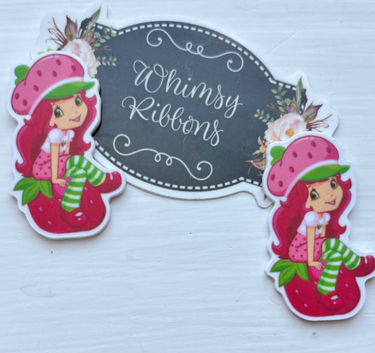 SMALL STRAWBERRY SHORTCAKE RESIN