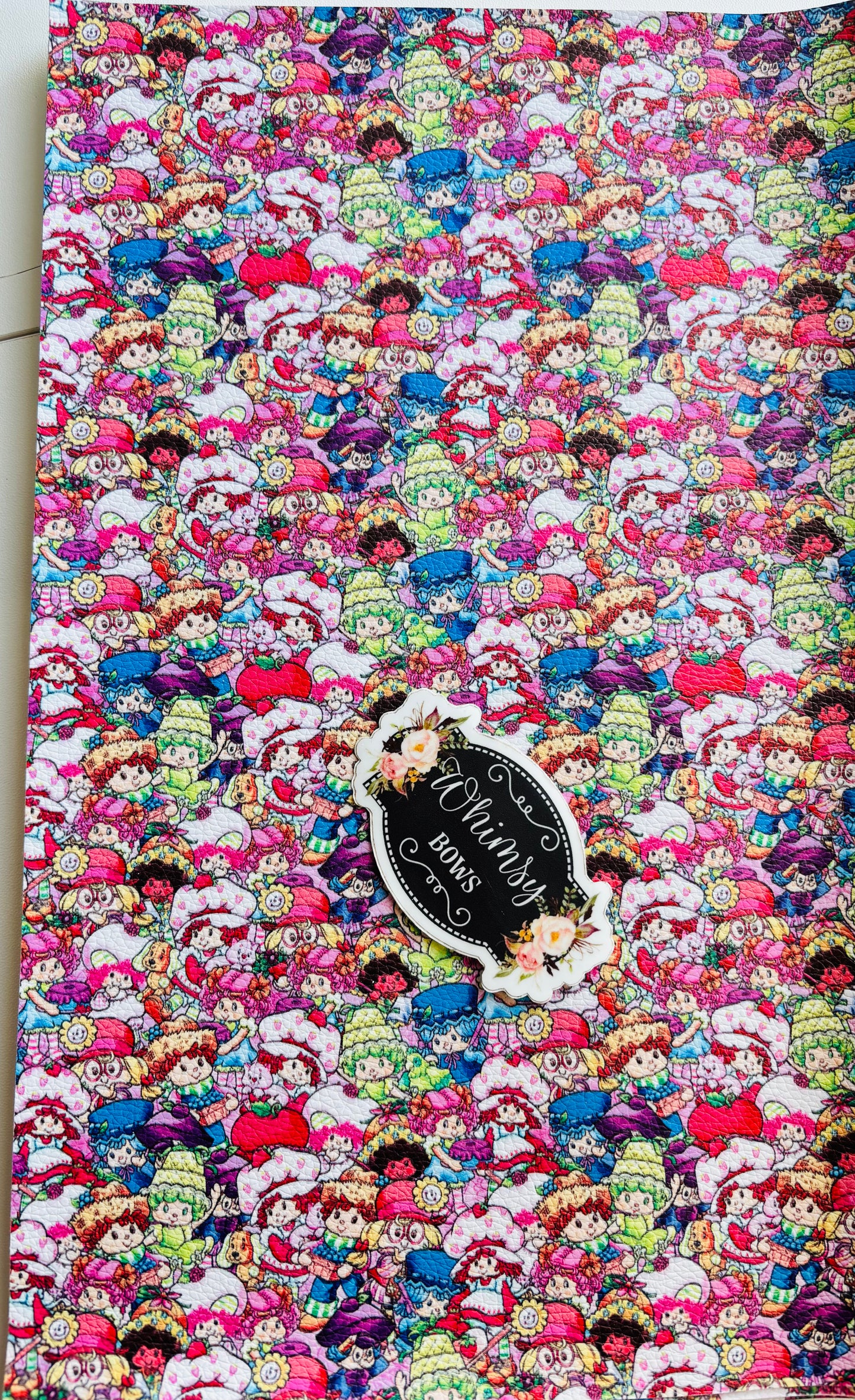 STRAWBERRY SHORTCAKE FAUX sheet 7.9 by 12.9 inches