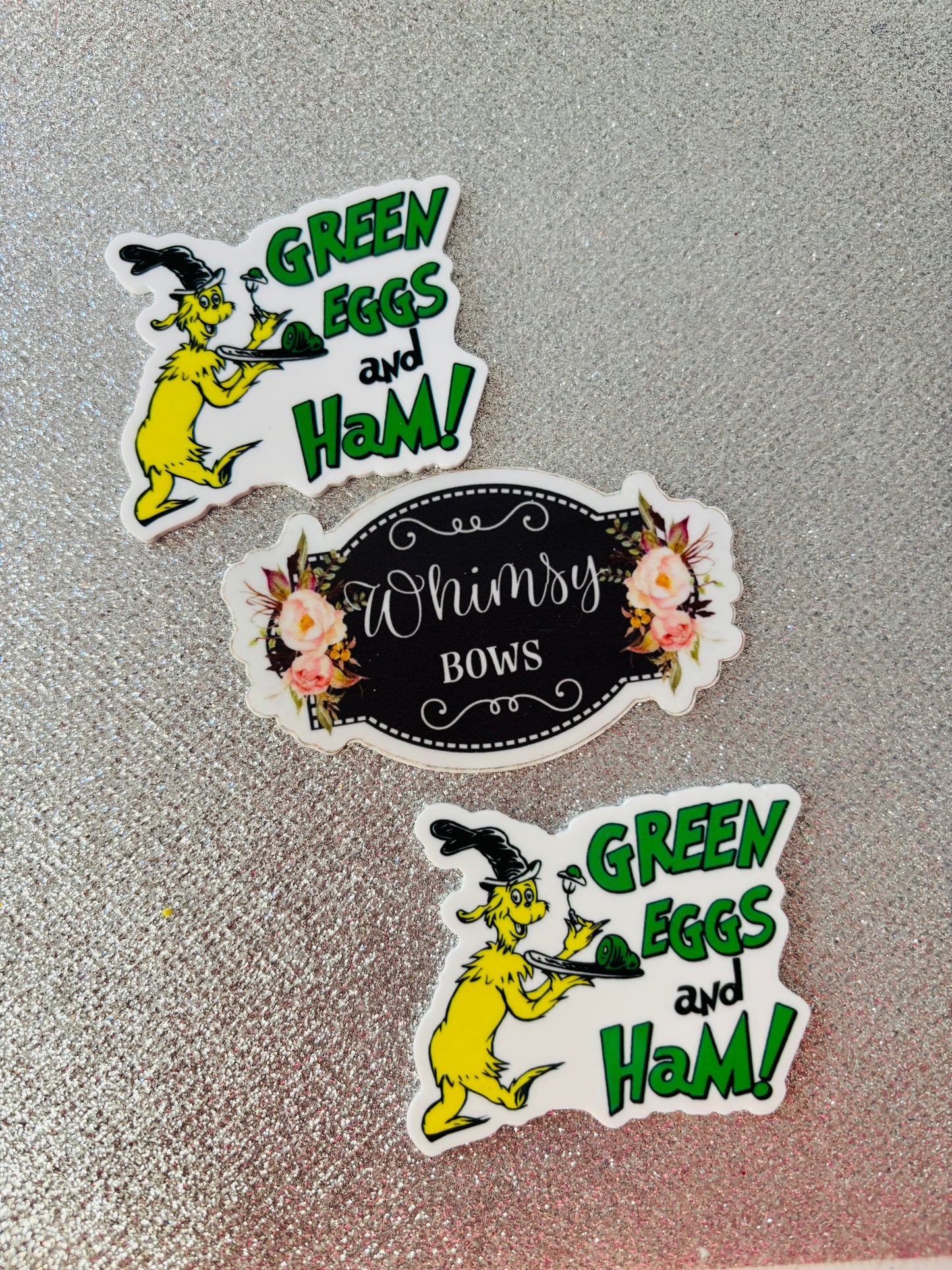 GREEN EGGS AND HAM ~~CAT HAT DR SEUSS LARGE RESIN