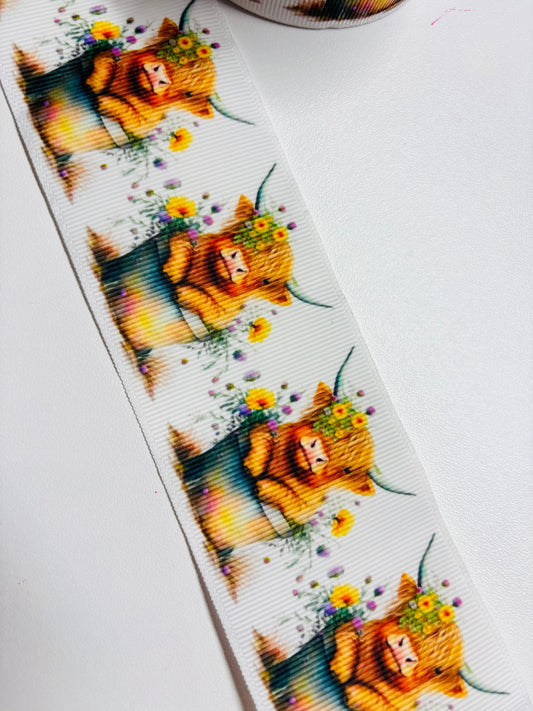 2 INCH COW RIBBON