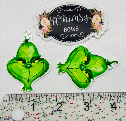 GRINCH FACE LARGE RESIN