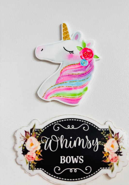 UNICORN FACE LARGE RESIN -SALE